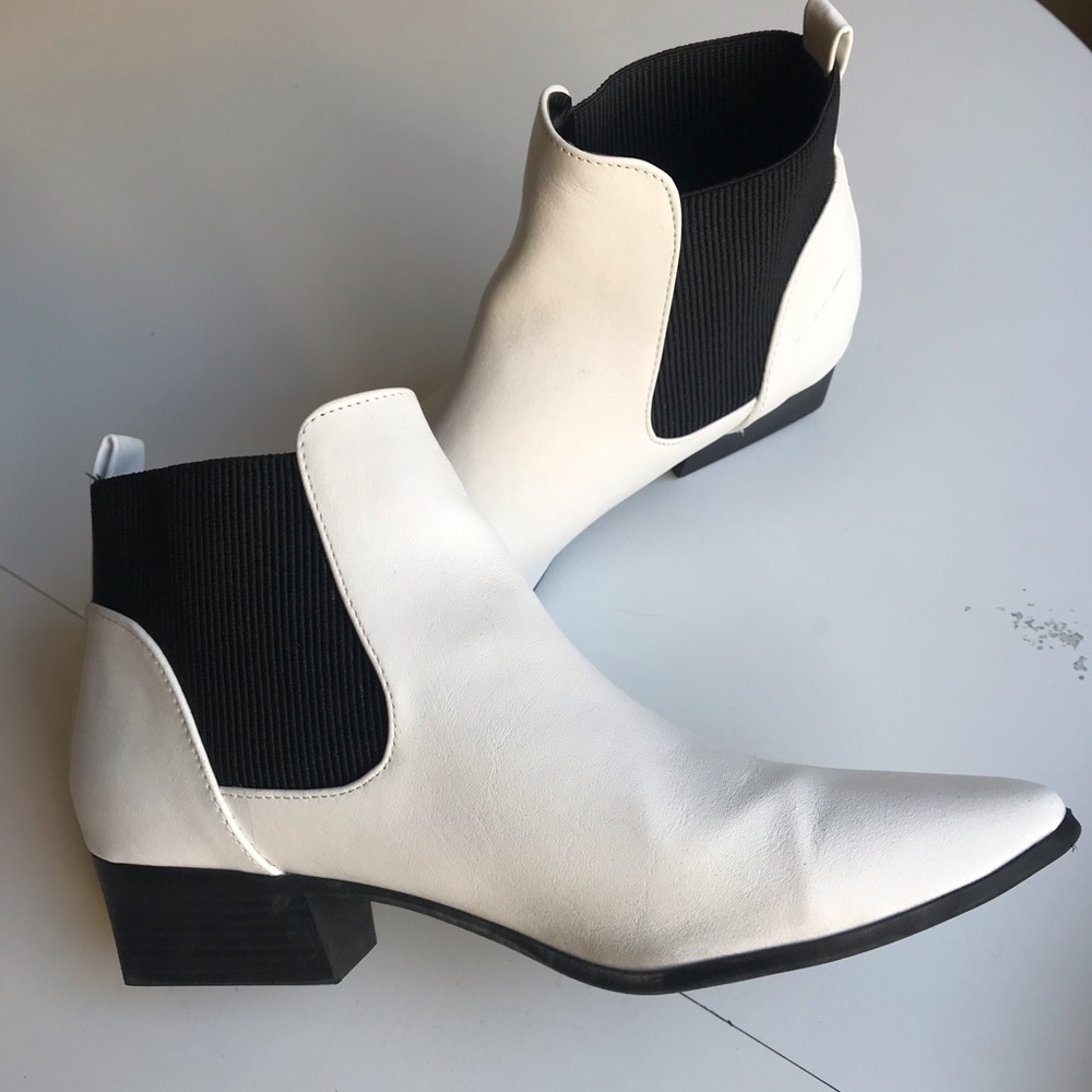 White booties